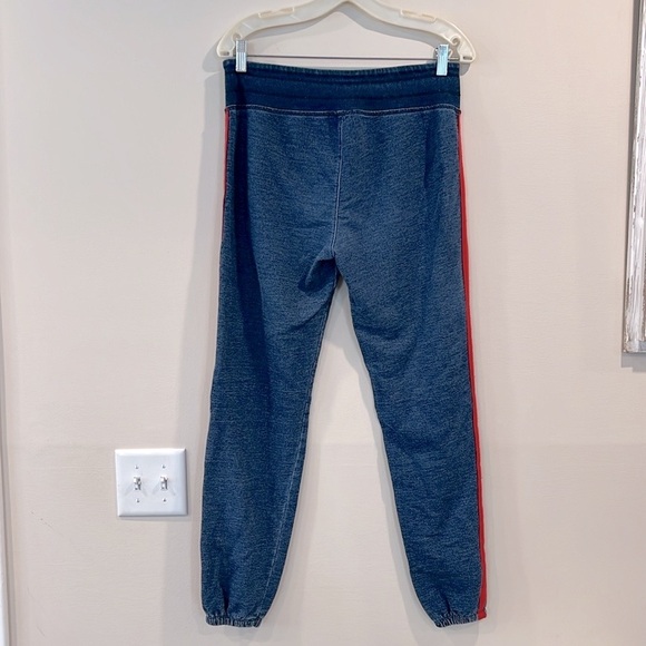 🔥Tommy Hilfiger Blue Joggers with Red Stripe🔥 - Picture 2 of 7